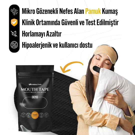 Pamuk kumaş ağız bantları