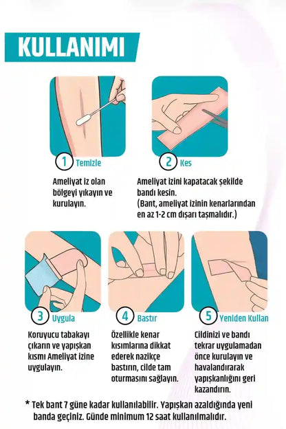 silikonlu iz giderici